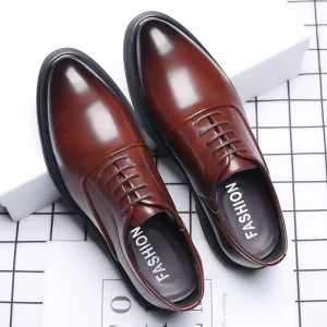 OEM Factory Business Oxford Man Dress Shoes for Men Plus Size 47 PU Leather Shoes Men’s Dress Shoes