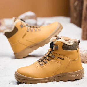 OEM Light Weight Winter Factory Safety Shoes Unisex Breathable Sneakers Work Boots Anti-smashing Mid Cut Steel Toe Fur