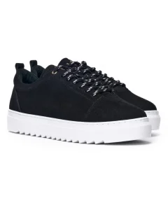 OEM ODM Men’s Breathable Genuine Leather Sports Sneakers Summer Autumn Comfortable Platform Walking Shoes Lighted EVA