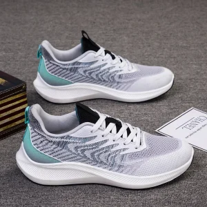 Outdoor Breathable Mesh Comfortable Men’s Casual Shoes Soft and Elastic Fashionable Comfortable Mesh Casual Shoes