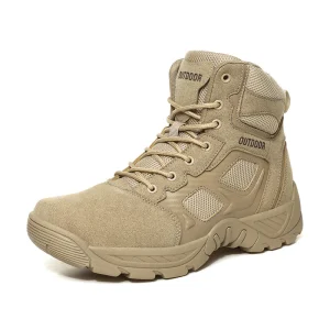 Outdoor Desert Tactical Boots Lightweight Work Safety Combat Boots Walking Climbing Shoes