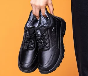 PU Out sole Plush Lining Men’s Winter Warm Sneakers Trainers Loafers Winter Snow Waterproof Boots for Men
