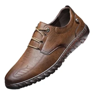 PU Upper Men’s Casual TPR Sole Walking Style Shoes Autumn