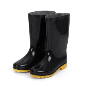 PVC Customized Work Safety Mens Rubber Middle Waterproof Rain Boots
