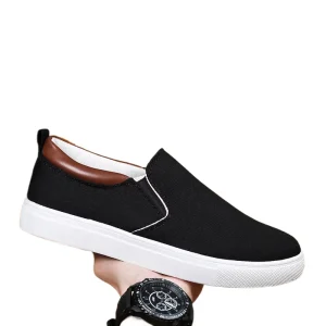 Plus-Size Canvas Shoes Breathable Walking Fashion Sneakers Men’s Casual