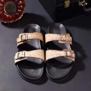 Popular Men’s Sandals Shoes Top Grade Alligator Skin Man’s Flat Sandals High Quality Genuine crocodile Leather Men Sandals