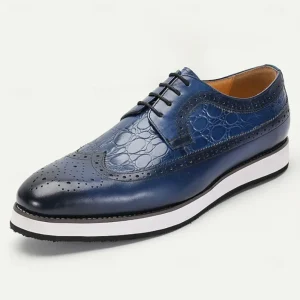 Premium Quality Handmade Real Leather Men’s Dress Shoes Casual Spring Lace Up Sports China Factory