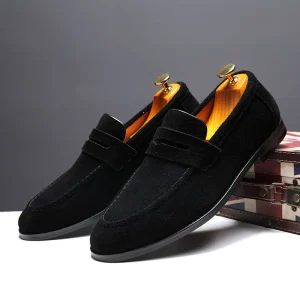 Premium Trade Assurance Men’s Driver Dress Shoes Leather Fashion Shoes Brand Name Loafers