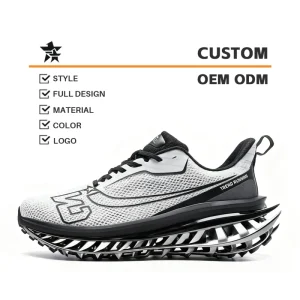 Professional Ultra Light Lace Up Men’s Low Top Casual Sports Running Shoes Rubber Midsole Breathable Anti Slippery Fashion Trend