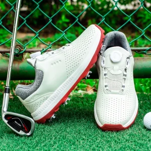 Promotional Comfortable Men’s Golf Shoes Waterproof Golf Sneakers Outdoor Golfing Shoes
