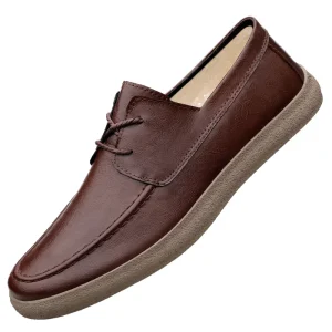 Pure Cow Leather Men Casual Shoes Winter Spring Wedding Shoes Loafers Fashion Brand High Quality 45#