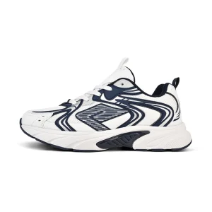 QILOO Men’s Women’s Breathable Mesh PU Sneakers Black Running Walking Shoes with TPU Insole Recyclable Custom Logo