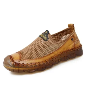 Quick Drying Men’s Wading Shoes Light Weight Slip on Beach Sandals Breathable Mesh Upper High Quality Walking Shoes