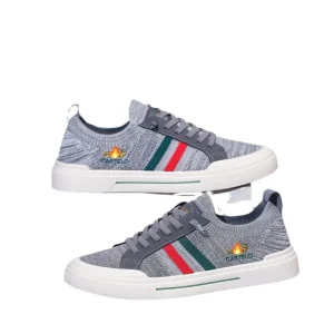 Ready Stock Men’s Shoes Summer Breathable Fly Knit Running Sneakers New Model Slip-on Casual Shoes