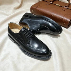Ready to Ship Luxury Men’s Derby Dress Shoes Thick-soled Business Formal Dress Shoes High Quality Office Footwear