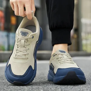 Ready to Ship Wide Head Shoes for Office Work Extra Wide Fit Sneakers Breathable Mesh Comfortable Walking Shoes in Stock