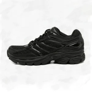 Retro Casual Running Shoes Men Women Triple Black Mesh Fashion Walking Shoes For All Spring Autumn Winter