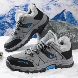 Retro Waterproof Men’s Winter Shoes Tough Winter Shoes Are Suitable for Daily Errands and Short distance Outdoor Travel