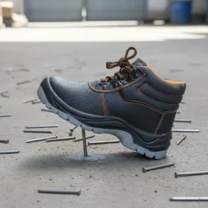 Road Safety Industrial Grade Men Women Safety Shoes Steel Toe Waterproof Leather Work Safety Anti-Slip Footwear