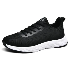 Rubber Sport Plain Lightweight Men’s Running Shoes