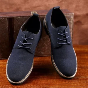 Ruizi Men’s Casual Sneakers Lace up Formal Business Pu Leather Dress Shoes