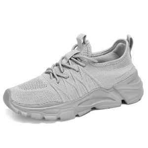 Running Shoes New Spring Fashion Flying Weaving Mesh Breathable Men’s Casual Sneakers for Daily Wear
