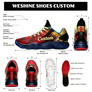 Running Sneaker Quick Drying Fly Mesh PU Leather Shoes Full Palm Shock Absorption Rubber Outsole All Season Light Casual Shoes