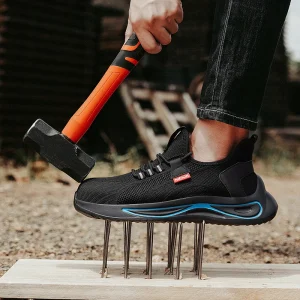 Safety Boot Steel Toe Work Safety Shoes Men Boots Breathable Outdoor Casual Sneaker Autumn Construction Shoes Work