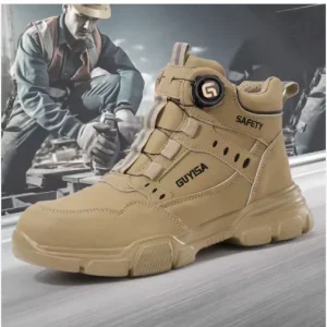 Safety Boots Are Available for Customization Lightweight and Portable Men’s Steel Toe Safety Shoes