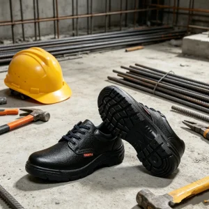 Safety Shoes Anti Puncture Anti Static Anti Smash Waterproof Oil Resistant Durable Construction