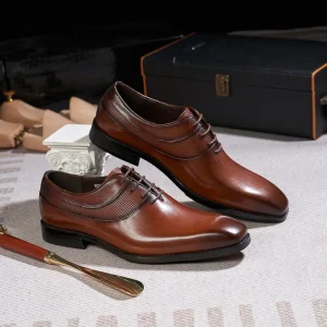 Sh10408a Business Oxford Shoes Men Formal Shoes for Men Genuine Leather