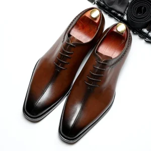 Shoes Men New Style Genuine Leather Men’s Dress Shoes Luxury Party Business Formal Shoes Men