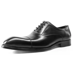Shoes for Men Leather Soft Solid Pointed Toe Casual Lace Up Height Increasing Breathable Business Shoes Leather Shoes