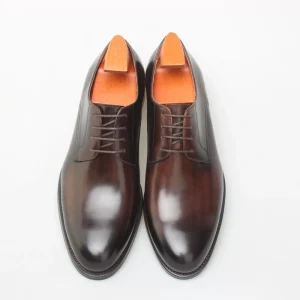 Simple Derby Dress Shoes Men’s Classic Leather Shoes for Formal Wear