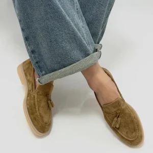 Simple Versatile Tassel Design Slip Resistant Thick Soled Breathable Loafers for Summer Autumn Daily Commuting Workplace Wear