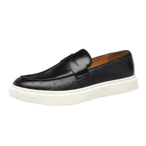 Size 38-46 Men’s Dress Shoes Breathable British Style Loafers for Men Slip On