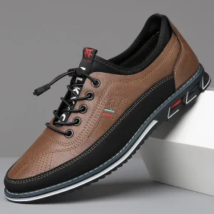 Size 38 to 52 Large Size Men’s Casual Business Casual Summer Solid Color Skate Shoes Non-slip Comfortable