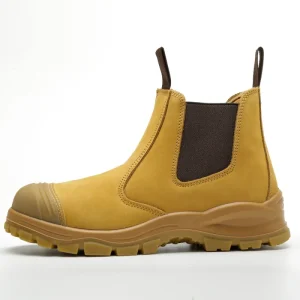 Slip-on Breathable Abrasion Resistant Durable Men’s Industrial Poplar Steel Toe Safety Shoes