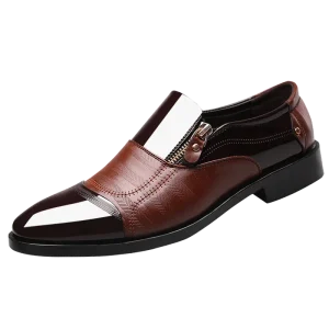 Slip on Dress Men’s Shoes Leather Genuine Casual Shoes Man Leather Shoes for Men