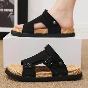 Slippers Summer Beach Sandals Breathable Comfortable Non Slip Lightweight Fashionable Classic Men’s Walking Shoes