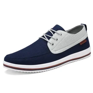 Small MOQ Big Size Breathable Casual Canvas Shoes Men Sneakers