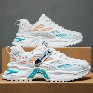 Sneakers Male Low Price Running Mens Sports Shoes Comfortable and Breathable Mesh Surface Casual Sports Shoes