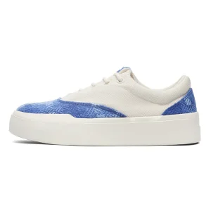 Source Factory Price Canvas Thick-soled Blue Beige Breathable and Versatile Sports Walking Style Men Casual Shoes