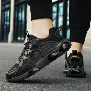 Sports Shoes Mens Summer Breathable Mesh Running Sports Anti Slip Wear Resistant Thick Sole Casual Thick Soles