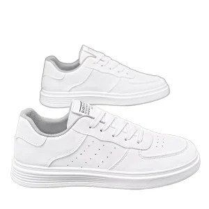 Spring Autumn Men’s Running Shoes Breathable White Male Students Korean Style Versatile Casual Flat