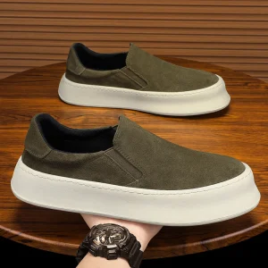 Spring Men’s Sporty Breathable Casual Loafers Walking Shoes Slip-On New Simple Versatile