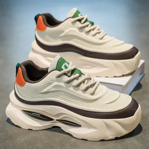 Spring New Arrival Men’s Trendy Shoes Lightweight Anti-Slip Dad Sneakers Teenager Sports Shoes Daily Casual Running Shoes