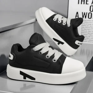 Spring New Fashionable Versatile Casual Shoes Thick Soled White Sneakers Loafers Non Slip Wear Resistant Men’s Shoes