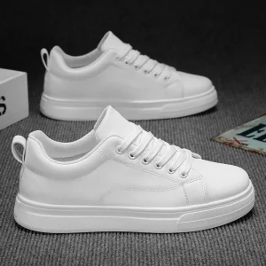 Men’s Casual Skateboard Shoes Men’s Trendy Small White Shoes Fashionable Skateboard Shoes