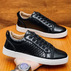 Spring New Korean Style Fashion Youth Trendy Men’s Skate Shoes Solid Wear Resistance Single layer Four season Casual Shoes